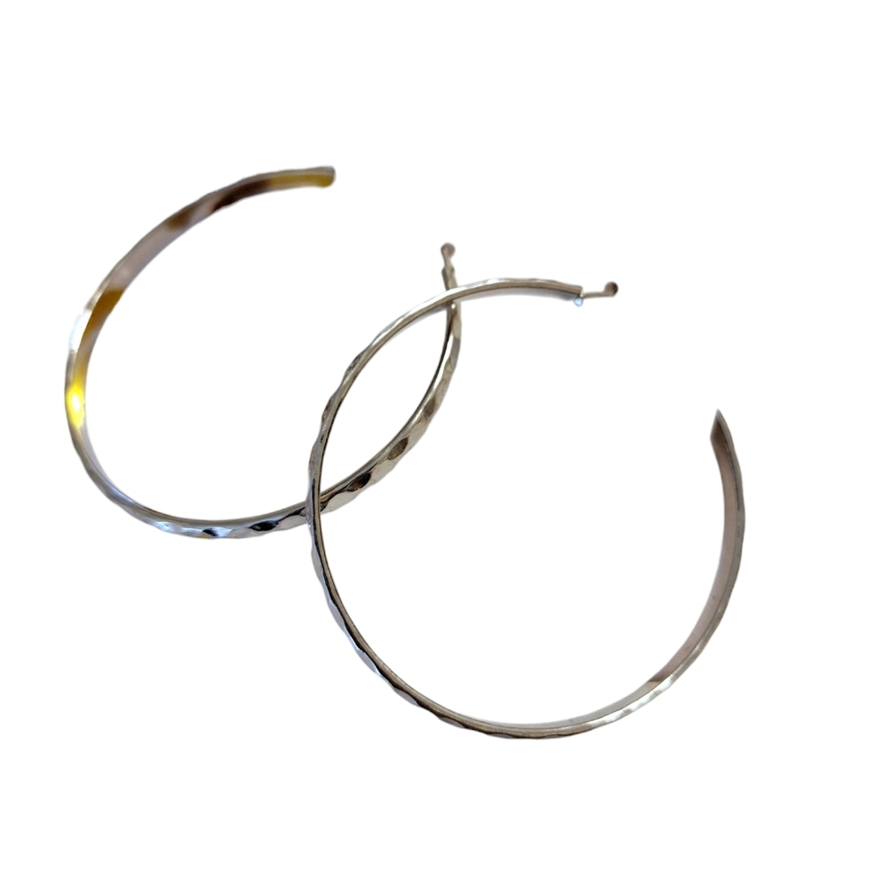 Women's Silver Hoop Earrings